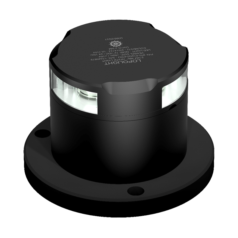 3nm 360° White, Ice-class, black anodized